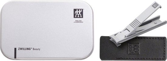 ZWILLING Twinox nagelknipper - RVS - Met opbergdoosje - Zilvergrijs