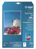 SIGEL IP684 InkJet fotopapier Top, A4, 20 vellen, zijdemat, hoogwit, 190 g