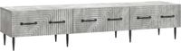vidaXL TV-kast, betongrijs, 147 x 34,5 x 30 cm, bewerkt hout