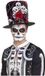 SMIFFY'S - Dia de los Muertos schedel hoge hoed voor Adultes