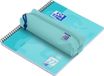 Oxford etui voor onderleggers, polyester, rechthoekig, klein, blauw
