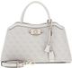 GUESS Lindsey Girlfriend Satchel Bone Logo crème schoudertas