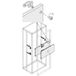 ABB Kit Vert. Xt1 3/4p Debro Socle Poignée Dir. H 300mm L 400mm 1stq007918a0000