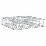 vidaXL Gabion verhoogd bed 100 x 100 x 20 cm gegalvaniseerd staal