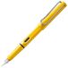 LAMY safari yellow - Vulpen met ergonomische greep & gepolijst stalen penpunt in maat EF - ideaal voor schrijven en kalligrafie - inclusief LAMY T 10 blauwschrijvend patroon - Rechtshandig