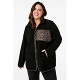 ACTIVE By Zizzi Plus Size sportvest panterprint