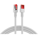 Icecat Patchkabel RJ45 Patchkabel Cat.6 S/FTP LSZH, weiß 5m - 1 VPE = 10 Stück