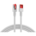 Icecat Patchkabel RJ45 Patchkabel Cat.6 S/FTP LSZH, weiß 5m - 1 VPE = 10 Stück