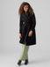 VERO MODA VMFORTUNEAYA SS23 LONG COAT NOOS Femme Manteau - Noir - Taille L