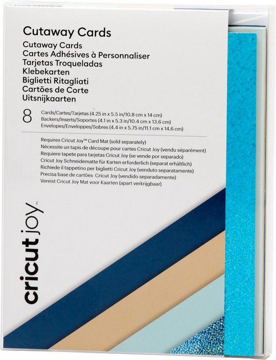 CRICUT Joy Cut-Away Card Sampler - A2 - 10 stuks - Marina