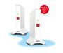 FRITZ! Mesh Set 4200 Dual-band (2.4 GHz / 5 GHz) Wi-Fi 6E (802.11ax) Rood, Wit 2x2/4x4