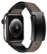 Wigento Apple Watch SE 2023 40mm: hoogwaardige kunstlederen/siliconen band met magnetische sluiting, bruin