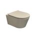 Boss & Wessing Wandcloset BWS Calitri Urb.y 48 cm Rimfree Compact Mat Taupe Zand