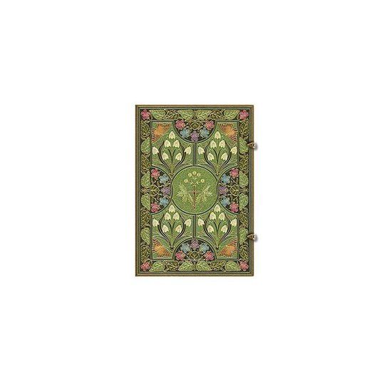 Paperblanks Poetry in Bloom Grande Unl - A4 Hardcover Notebook - 128 Pages - Green