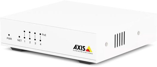Axis 02101-002 netwerk-switch Unmanaged Fast Ethernet (10/100) Power over Ethernet (PoE) Wit