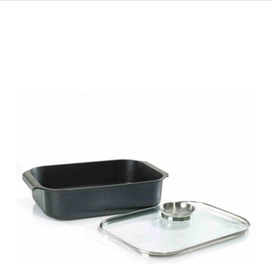 Karl Kruger Braadslede Delta 34.5x24x9cm - Zwart - transparant