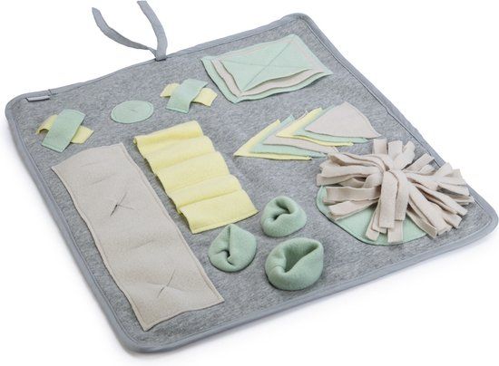 Beeztees Puppy Doeka Snuffelmat - Grijs - 50x45 cm