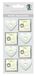 Ursus 56400021 creatieve accessoires, hart, goud/zilver, 8 stuks