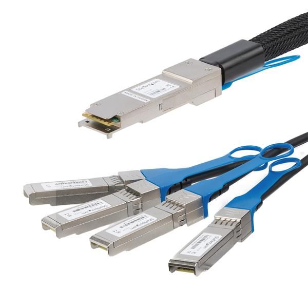 StarTech.com QSFP+ DAC Breakout Twinax kabel MSA conform 3 m