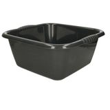 PlasticForte Afwasbak teil - 15 liter - antraciet - kunststof - 41 x 39 x 16,5 cm