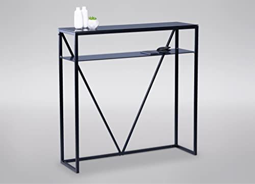 M2 Kollektion Saphira 2 console - metaal - zwart - 100x100x30