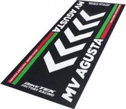 biketek Garagemat Zwart Wit Milieumat voor MV Agusta Motorfiets Nieuw