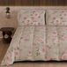 PETTI Artigiani Italiani Winterdekbed 170 x 260 cm | Bloemen 20 Taupe