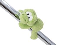 MagNICI 62265 Kikker Fridolin Frog, 12 cm, vert, peluche avec aimant