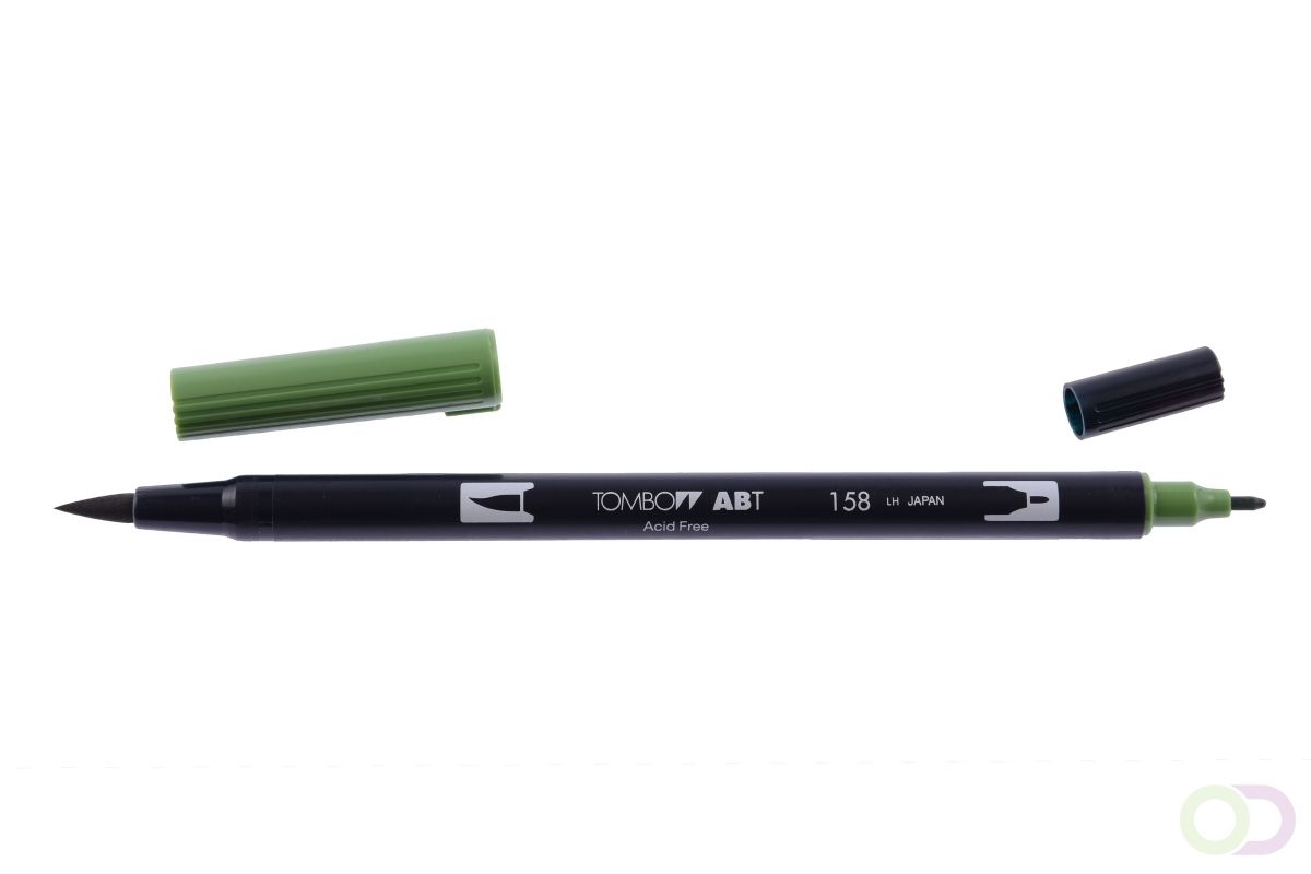 Tombow ABT Dual Brush Pen Dark olive