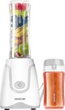 Sencor Ultra-krachtige smoothieblender, 500 W, 2 Tritan-flessen, 0,6 l en 0,3 l, BPA-vrij, titanium messen, duurzaam, anti-oxidatie, de krachtigste mini-blender, ideaal voor smoothie, soep en meer