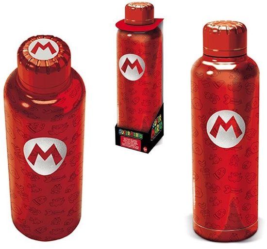 Stor Nintendo - Super Mario Roestvrijstalen Drinkfles - 500 ml