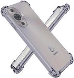 Techsuit Hoesje geschikt voor Huawei nova 12s - Shockproof Silicone Back Cover - Zwart