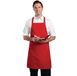 CHEF WORKS Halterschort Rood