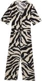 Tom Tailor Jumpsuit met patroon - Zebraprint - Viscose - XS