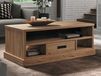 PIRELLI Table basse 125 cm chêne écarlate