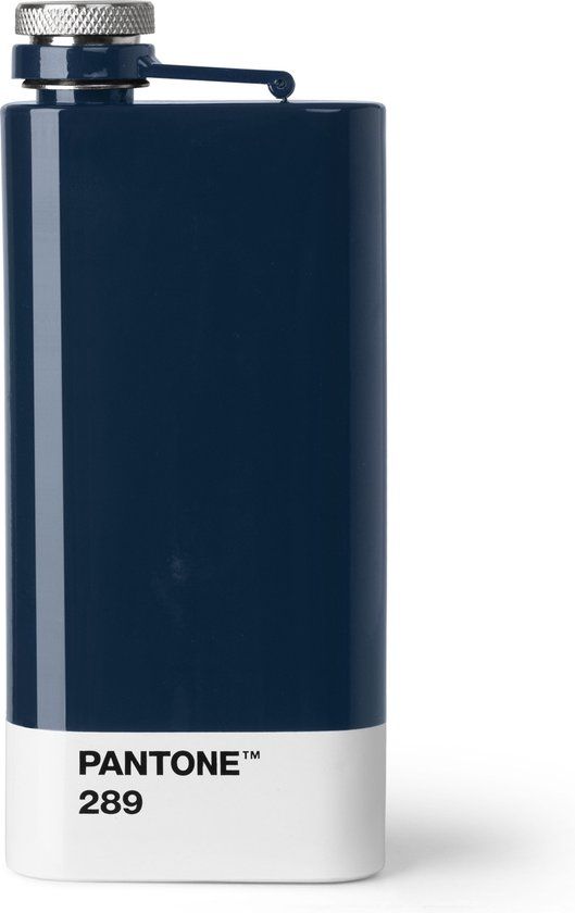 Copenhagen Design Heupfles - 150 ml - Blue 289 - RVS - Blauw