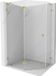 Mexen Lunar L cabine de douche pentagonale gauche 100 x 80 cm, transparent, or
