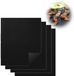 Grillmat Grillmatten - Set van 4 - 50 x 40 cm - Grillplaat - Antiaanbaklaag - Herbruikbaar en op maat te snijden - Hittebestendig