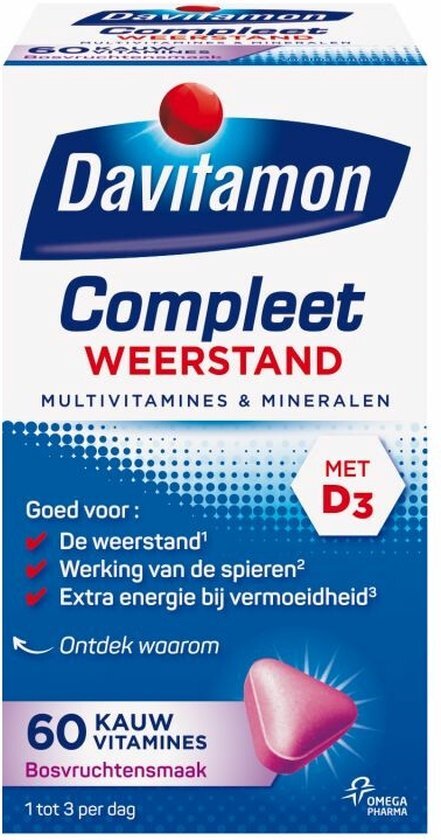 Davitamon Compleet KauwVitamines Bosvruchten