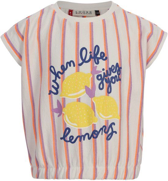 LOOXS Little Meisjes sweater - Maat 128 - Veelkleurig