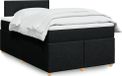 Maison Exclusive - Boxspringbed met matras, noir, 120x190 cm, textile