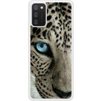 Samsung Galaxy A02S Oeil de leopard verstevigd hoesje met sublimatie bedrukking
