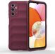 Techsuit Magic Shield Silicone Back Cover for Samsung Galaxy A14 4G/5G - Bordeaux