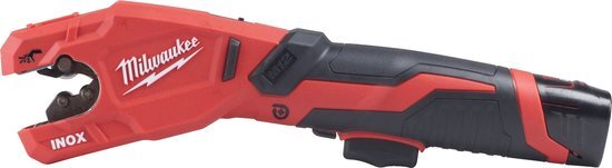 Milwaukee M12 PCSS-202C RAPTOR™ Accu Pijpsnijder RVS 12V 2.0Ah in Transportkoffer - 4933479242