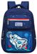 Sac à dos pour enfants Sangle de poitrine Marine Bleu Fusée Espace 20l 41cm
