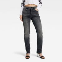 G-Star Strace Straight Wmn Jeans Femme Noir