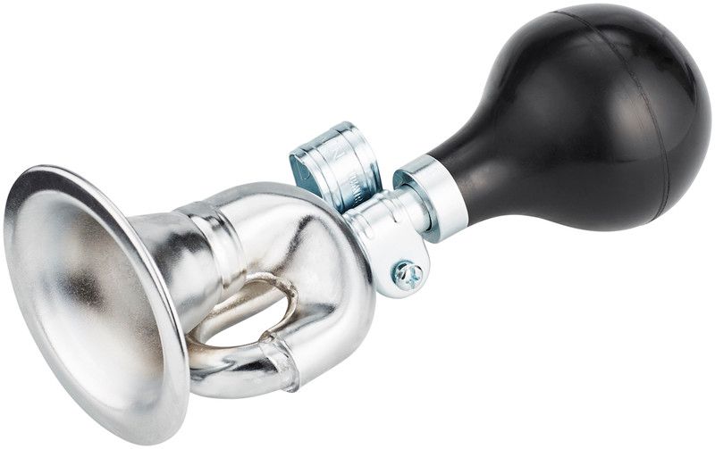 XLC Posthorn Hoorn fietsbel DD-H02 - Zwart/Zilver