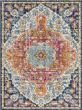 Surya Vintage Oosters Tapijt WREN - Meerkleurig/oranje
