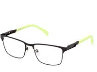 Adidas SP5024 005 zonnebril voor heren, Metaal, Rond, 55 mm lensbreedte, Zwart