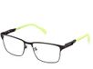 Adidas SP5024 005 zonnebril voor heren, Metaal, Rond, 55 mm lensbreedte, Zwart